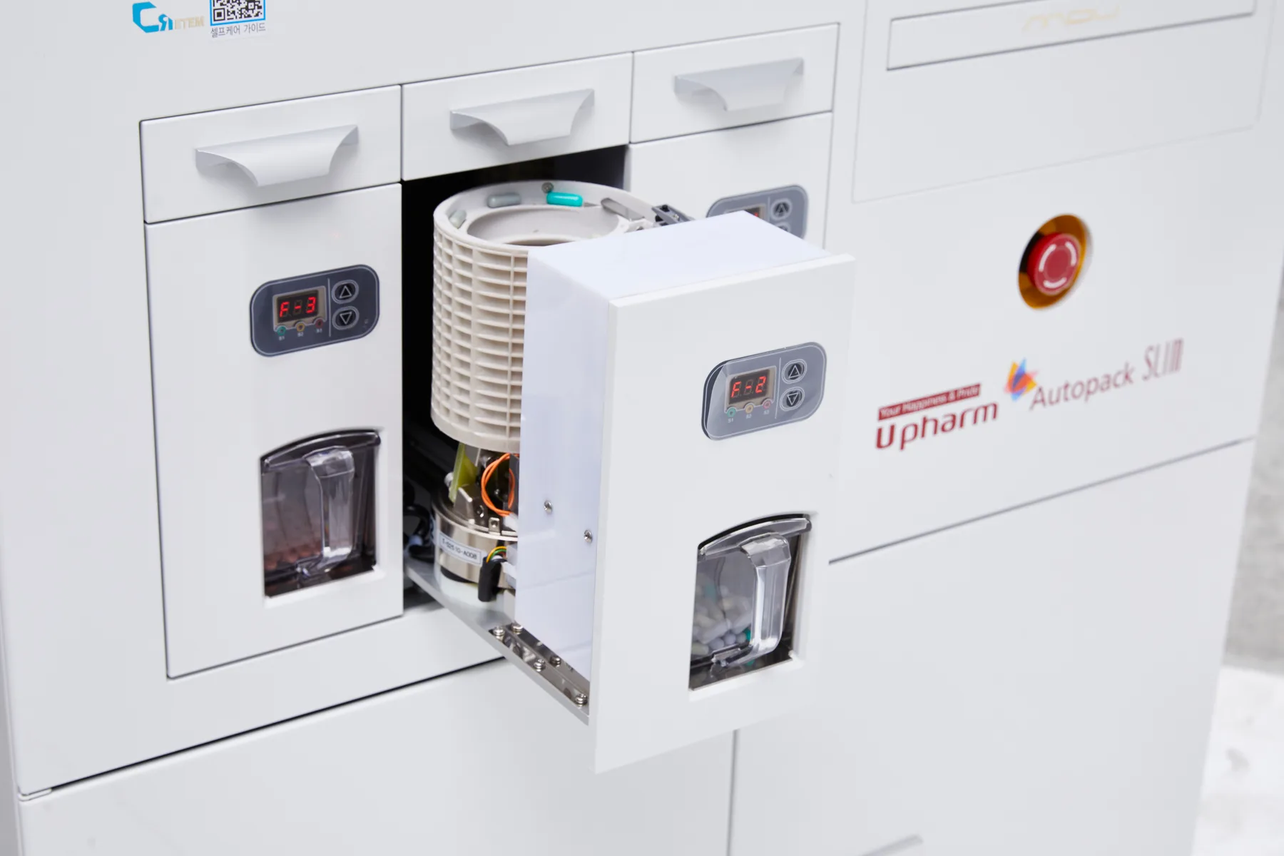Free Shape Packing (FSP) unit drawn out from a CRETEM packager